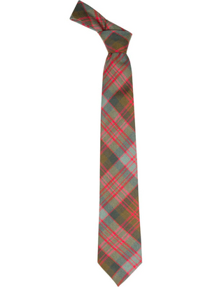 MacDonald Weathered Scottish Tartan Plaid Tie For Men | 100% Worsted Wool | Made in Scotland