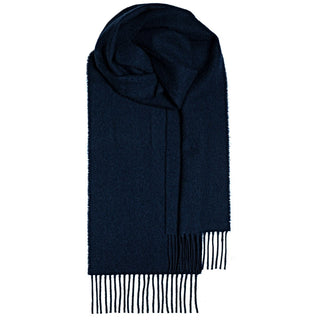 Navy Lambswool Scarf