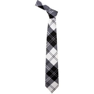 Erskine Black White  Tartan Tie