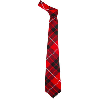 Munro Black Red  Tartan Tie