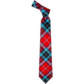 Thompson Red Modern  Tartan Tie