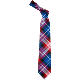 United States St Andrews Red  Tartan Tie